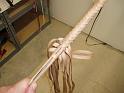 8ft Natural Tan 12 plait Morgan Style Indy Bullwhip 2 at 4ft E